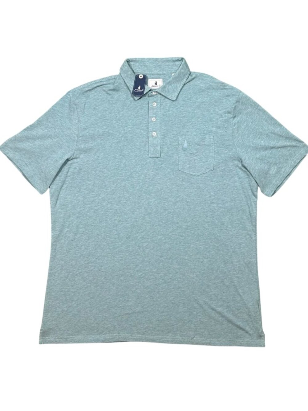 Johnnie-O Mako Heathered Original Polo Green/Blue/Turquoise/Teal Golf NWT L